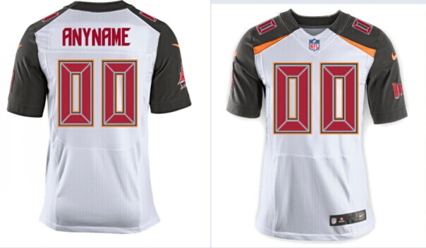 Personalized 2014 Men Tampa Bay Buccaneersized Elite Whiteized Jerseys