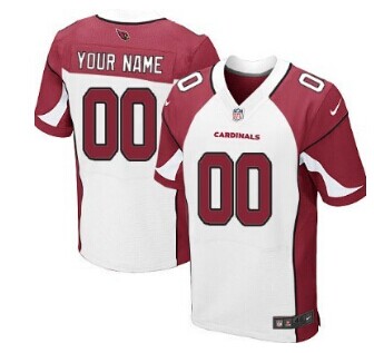Personalized Arizona Cardinalsized White Elite Jersey