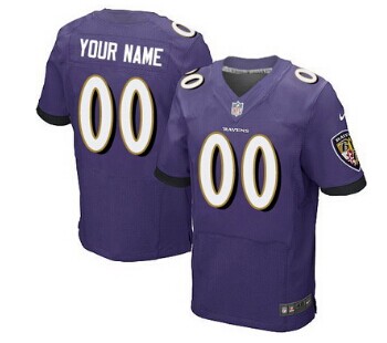Personalized Baltimore Ravensized Purple Elite Jersey