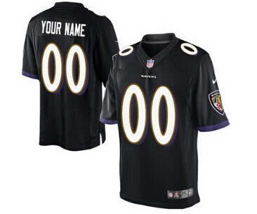 Personalized Baltimore Ravensized Black Limited Jersey