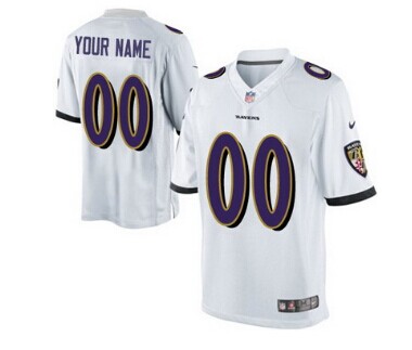 Personalized Baltimore Ravensized White Limited Jersey