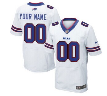 Personalized Buffalo Billsized White Elite Jersey