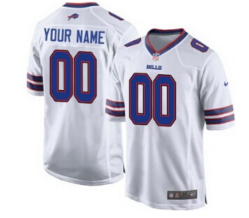 Personalized Buffalo Billsized White Limited Jersey