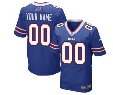 Personalized Buffalo Billsized Light Blue Elite Jersey