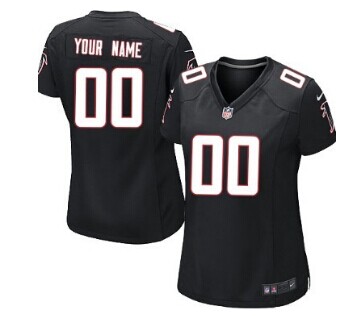 Personalized Women’s Atlanta Falconsized Black Jersey