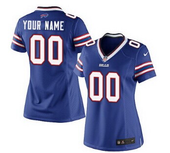 Personalized Women’s Buffalo Billsized Light Blue Jersey
