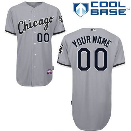 Personalized Men’s Chicago White Sox Grayized Jersey