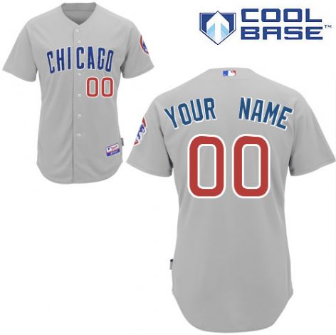 Personalized Youth’s Chicago Cubs Grayized Jersey