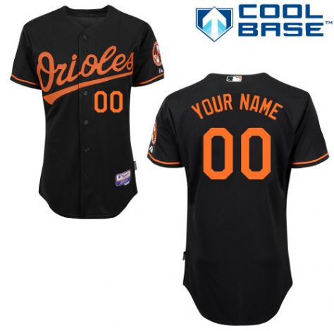 Personalized Youth’s Baltimore Orioles Blackized Jersey