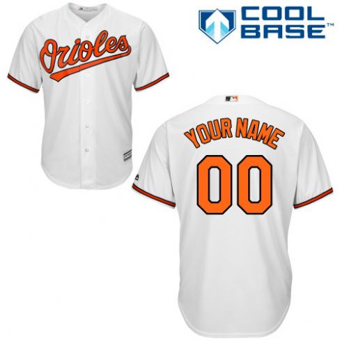 Personalized Youth’s Baltimore Orioles Home Whiteized Jersey