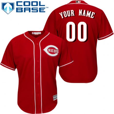 Personalized Women’s Cincinnati Reds Alternate Redized Jersey