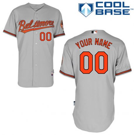 Personalized Women’s Baltimore Orioles Grayized Jersey
