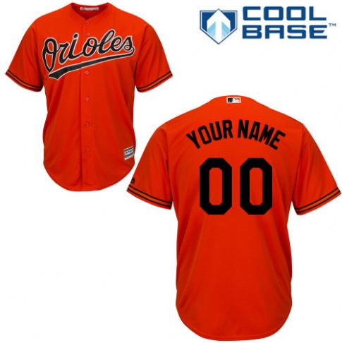 Personalized Women’s Baltimore Orioles Orangeized Jersey
