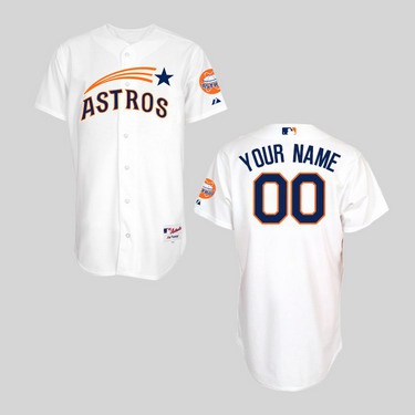 Personalized Men’s Houston Astrosized 1972 Turn Back The Clock White Jersey