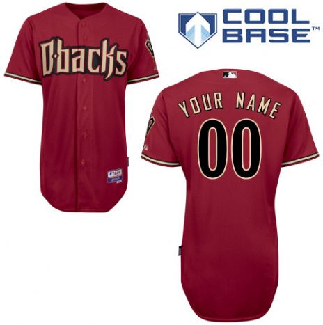 Personalized Men’s Arizona Diamondbacks Redized Jersey