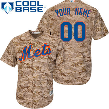 Personalized Men’s New York Metsized Camo Jersey