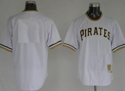 Personalized Men’s Pittsburgh Piratesized White Throwback Jersey