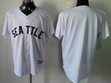 Personalized Men’s Seattle Marinersized 1909 White Jersey