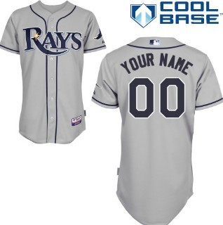 Personalized Women’s Tampa Bay Raysized Gray Jersey