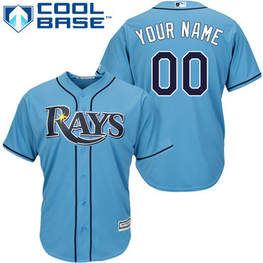 Personalized Women’s Tampa Bay Raysized Light Blue Jersey