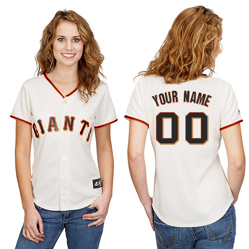 Personalized Women’s San Francisco Giantsized White Jersey