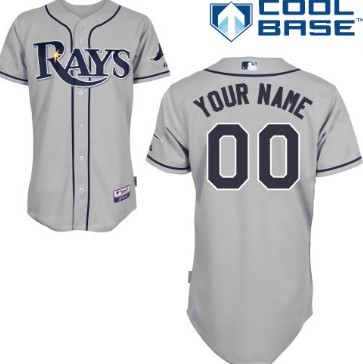 Personalized Youth Tampa Bay Raysized Gray Jersey