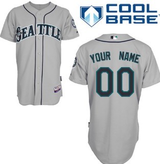 Personalized Youth Seattle Marinersized Gray Jersey