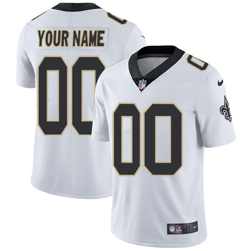 Personalized Saints White Men’sized Untouchable Player Limited Jersey