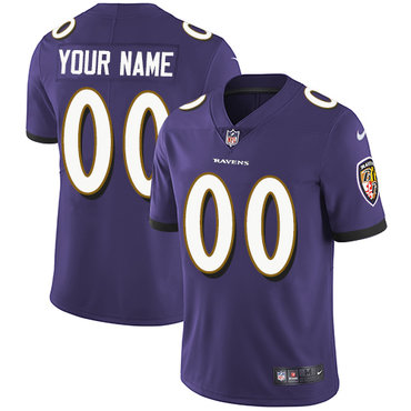 Personalized Ravens Purple Men’sized Untouchable Player Limited Jersey