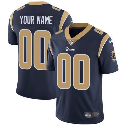 Personalized Rams Navy Men’sized Untouchable Player Limited Jersey