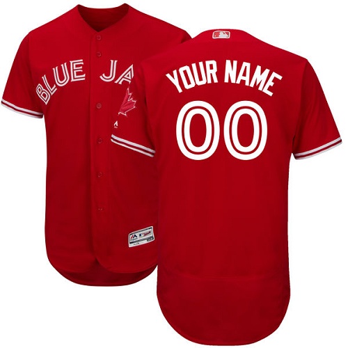 Personalized Toronto Blue Jays Red Men’s Flexbaseized Jersey