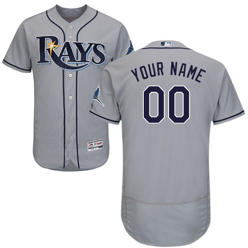 Personalized Tampa Bay Rays Gray Men’sized Flexbase Jersey