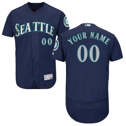 Personalized Seattle Mariners Navy Men’sized Flexbase Jersey
