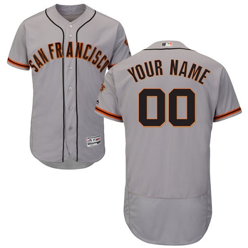 Personalized San Francisco Giants Gray Men’sized Flexbase Jersey