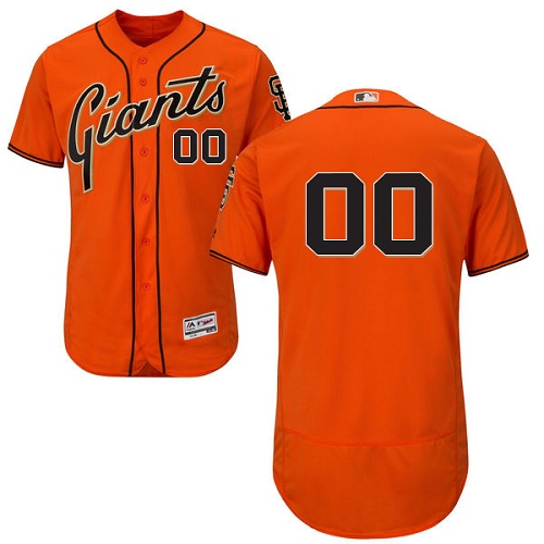 Personalized San Francisco Giants Orange Men’sized Flexbase Jersey