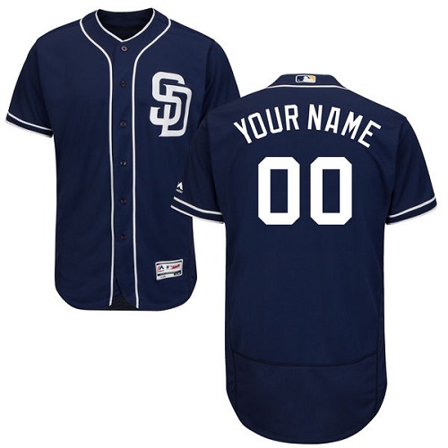 Personalized San Diego Padres Navy Men’sized Flexbase Jersey