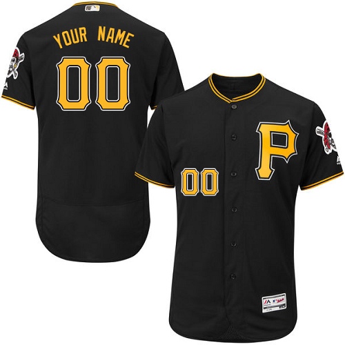Personalized Pittsburgh Pirates Black Men’sized Flexbase Jersey