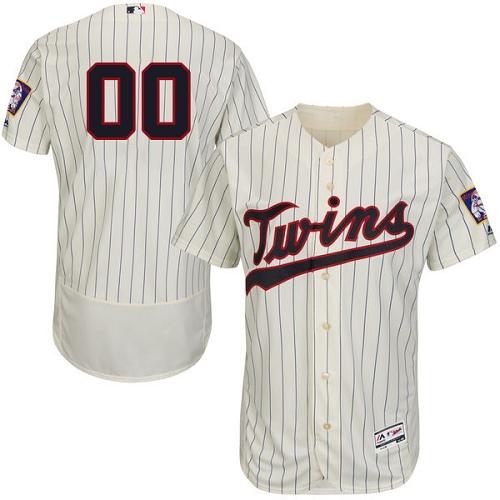 Personalized Minnesota Twins Cream Men’sized Flexbase Jersey