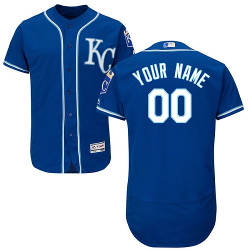 Personalized Kansas City Royals Blue Men’sized Flexbase Jersey