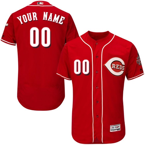 Personalized Cincinnati Reds Red Men’sized Flexbase Jersey