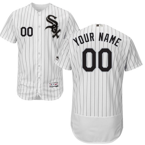Personalized Chicago White Sox White Men’s Flexbaseized Jersey