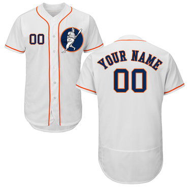 Personalized Astros White Men’sized Flexbase New Design Jersey