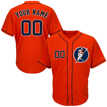 Personalized Astros Orange Men’sized Cool Base New Design Jersey