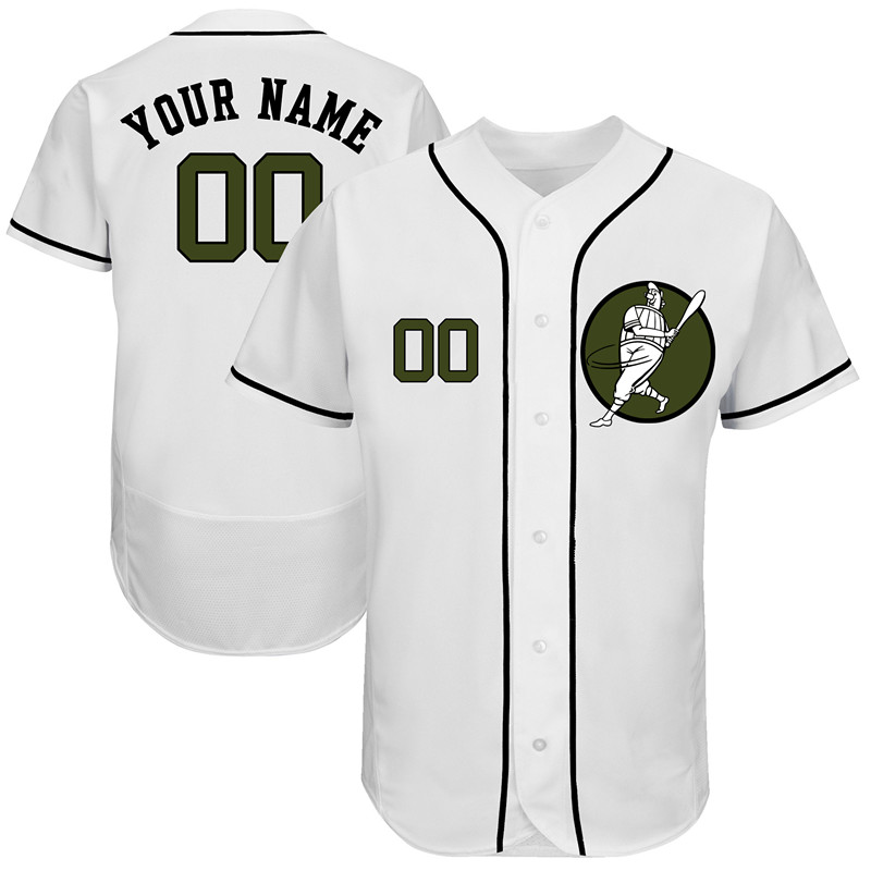 Personalized Astros White Men’sized Green Logo New Design Jersey