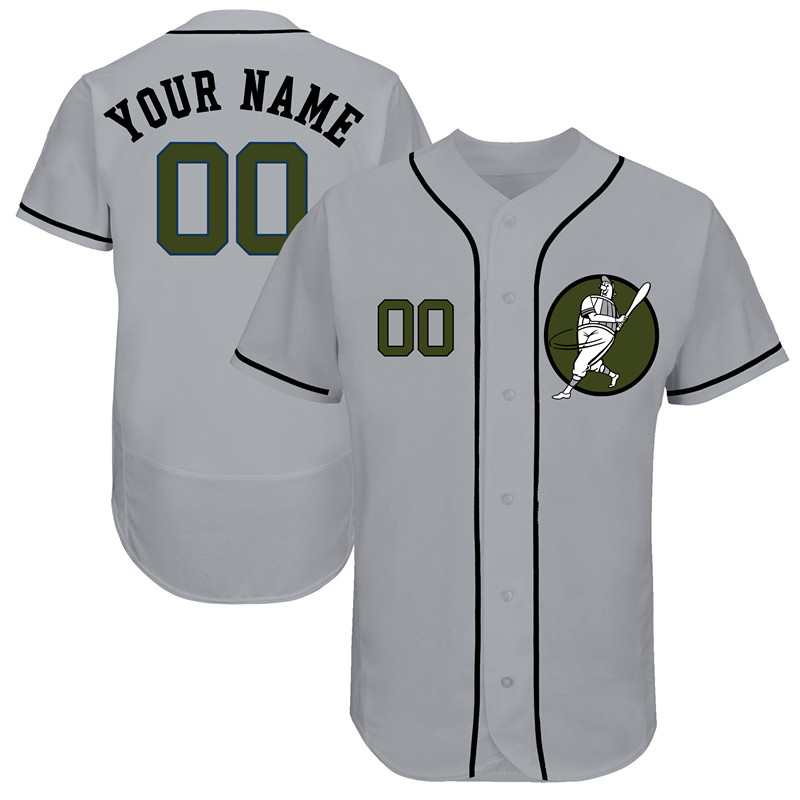Personalized Astros Gray Men’sized Green Logo Flexbase New Design Jersey