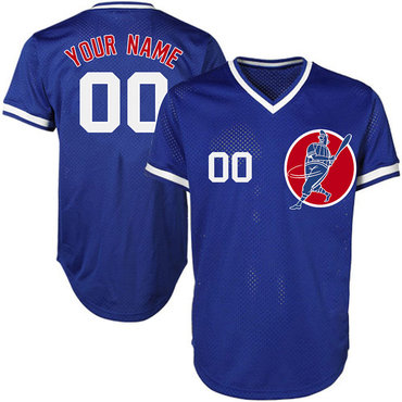 Personalized Cubs Blue Men’sized New Design Jersey