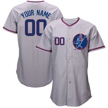 Personalized Cubs Gray Men’sized New Design Jersey