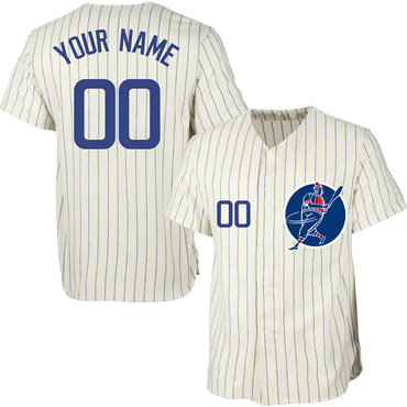 Personalized Cubs Cream Men’sized New Design Jersey