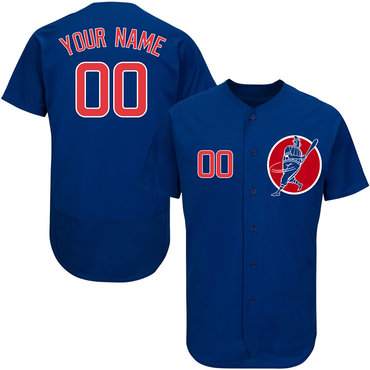 Personalized Cubs Blue Men’sized Flexbase New Design Jersey