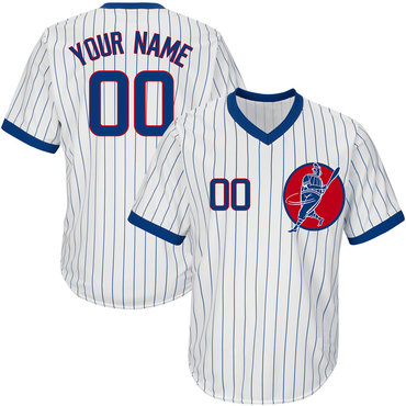 Personalized Cubs White Men’sized Throwback New Design Jersey